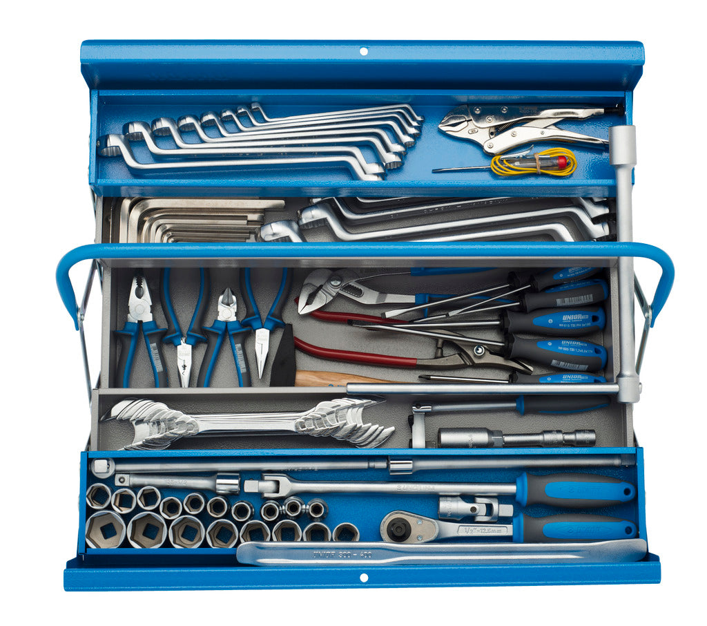 Unior | 601996 | Tool set with tool box 912/5 - /81