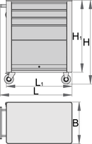 Unior Tool carriage Eurostyle, 760 – Roladex Industrial Ltd, www.roladex.co.uk