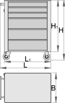 Unior Tool carriage Eurostyle, 760 – Roladex Industrial Ltd, www.roladex.co.uk