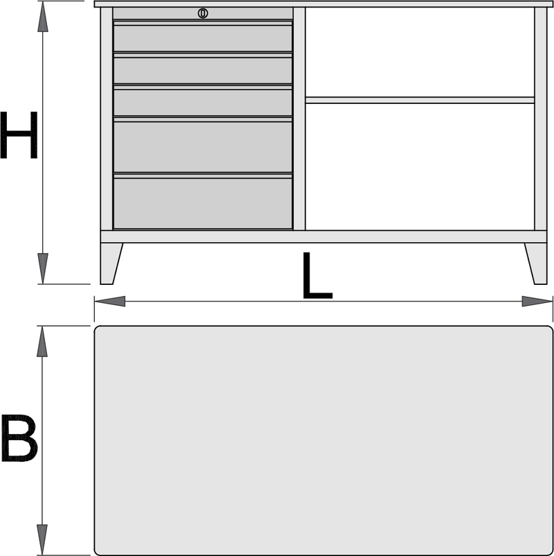 Unior Work bench, 1500 – Roladex Industrial Ltd, www.roladex.co.uk