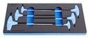Unior | 621069 | Set of screwdriver with TX profile and T handle in SOS tool tray - 15 - 40/6