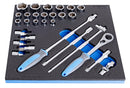 Unior | 621075 | Set of sockets 1/2" in SOS tool tray - /29