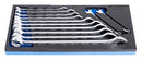 Unior | 621052 | Set of combinations wrenches - long in SOS tool tray - 8 - 24/12