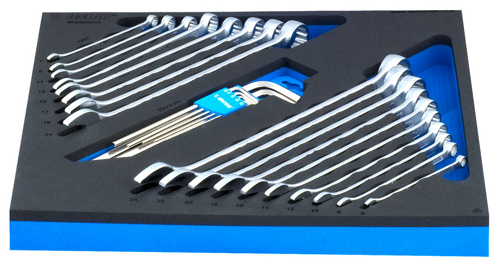 Unior | 621563 | Set of combination and hexagon wrenches - long in SOS tool tray