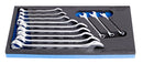 Unior | 621051 | Set of combinations wrenches in SOS tool tray - 8 - 24/12
