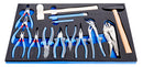 Unior | 623936 | Set of BI pliers and hammer in SOS tool tray