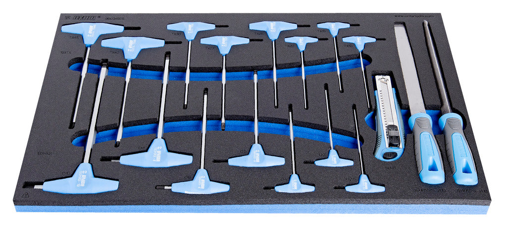 Unior | 621393 | Set of screwdrivers with T handle in SOS tool tray - /18