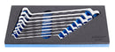 Unior | 621055 | Set of offset ring wrenches in SOS tool tray - 6 - 22/8