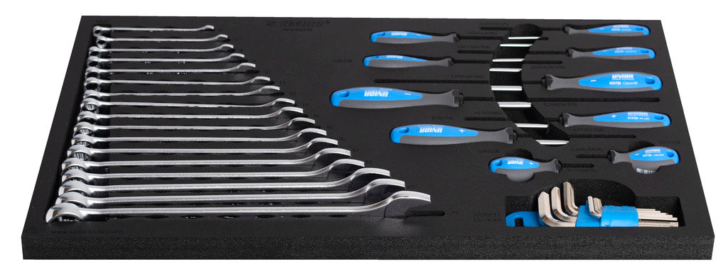 Unior | 623987 | Set of wrenches and screwdrivers in SOS tool tray