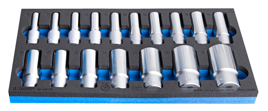 Unior | 625332 | Set of long sockets 1/2" in SOS tool tray - /17