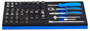 Unior | 621057 | Set of 1/4" socket wrenches with accessories in SOS tool tray - /45