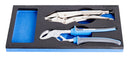 Set of BI and grip pliers in SOS tool tray, /2