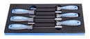 Set of socket wrenches with TBI handle in SOS tool tray, /6