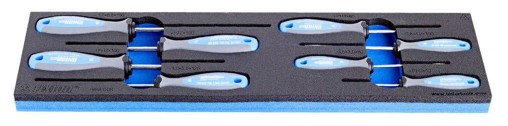 Unior | 621292 | Set of TBI screwdrivers in SOS tool tray - /8