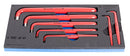 Unior | 621798 | Set of insulated hexagon wrenches SOS tool tray