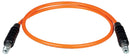 PUR (orange) hydraulic hose, 3.7 m, 700 bar, NPT 3/8" male thread