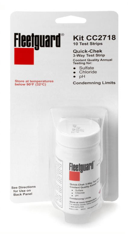 Fleetguard Coolant Test Strips CC2718