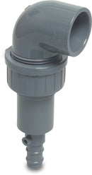 Profec Valve Elbow 90° Pvc-U 32mm x 1 1/4" Glue Socket x Hose Tail 6Bar Grey | Profec | UK Supplier | Roladex
