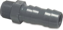 Profec Tail Adaptor Pvc-U 1/2" x 20mm Male Thread x Hose Tail 10Bar Grey | Profec | UK Supplier | Roladex