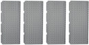 Perforated back for angle modular work bench, 4 pcs set