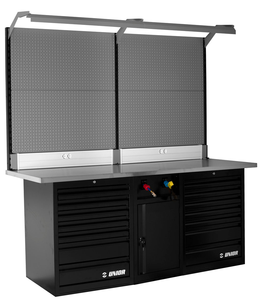 Unior | 629896 | Tech Bench - full front with back panel and light