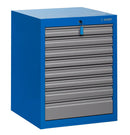 Wide drawer cabinet - 8 drawers, 663 x 650 x 870