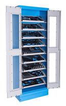 Cabinet organizer for tool trays