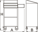 Unior Mobile control trolley – Roladex Industrial Ltd, www.roladex.co.uk