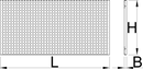 Display panel, 1000x500x20