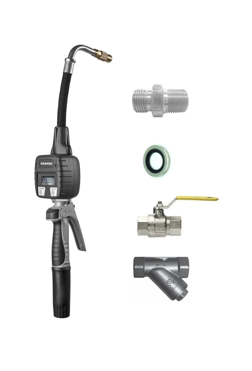 SAMOA Digital Hose End Meter Kit for use with 1/2" Oil Hose Reels  Roladex UK