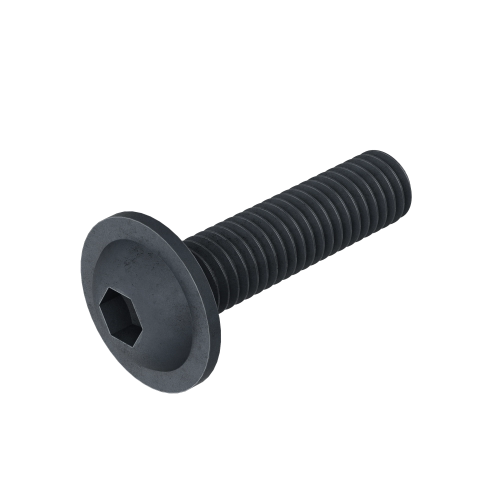 Image of RLDX Button Head Bolt BUT-M5X20-FLANGED - Roladex UK
