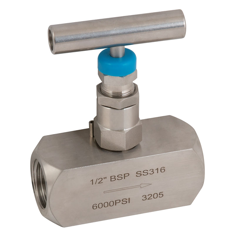 1" BSP SS NEEDLE VALVE 6K; 2225-1 product image by Genebre