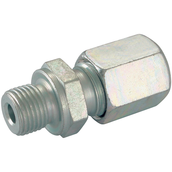 10MM OD X 1/4" BSPP MALE STUD STEEL (S); GEV10SR1/4 product image by Danfoss Waltech