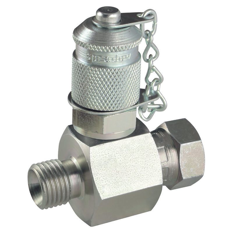 3/4" BSP Male In-line Tee Test Point; 1-Z10-72-00-600 product image by Spradow
