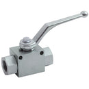 1/2" BSP Parallel Female Ball Valve 2 Way Standard; KHBSM-G1/2 product image by LHA