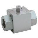 1/4" BSP Parallel Female Ball Valve 2 Way Standard; KHBTM-G1/4 product image by LHA