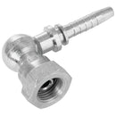 3/8" BSP Female 60° Cone x Hose Tail Compact 90° Elbow; 80002 product image by Burnett & Hillman