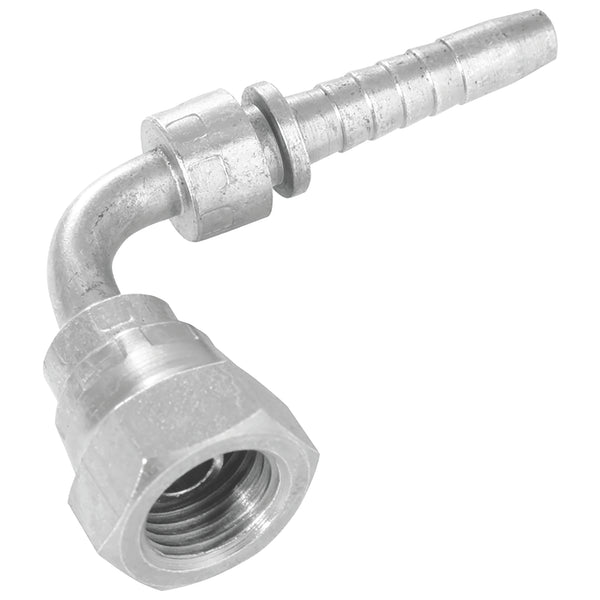 3/4" BSP Female Hydraulic Insert 60° Cone x Swept Hose Tail; 93004 product image by Burnett & Hillman
