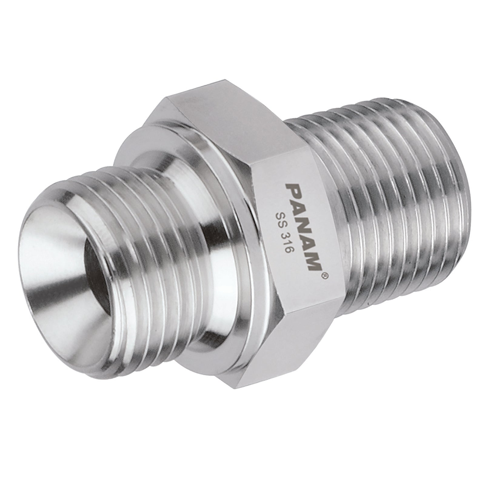 Panam 2025-1633 - 1/8" BSP X 1/8" Npt Male/Male