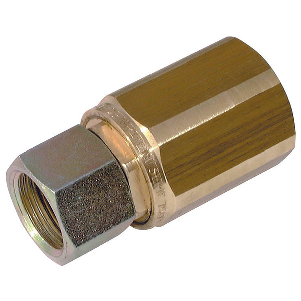 1" BSP  Female x 1.1/4" BSP  Female  Valved  Swivel Joint; TE-1000 RF product image by Parker