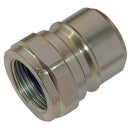 1" BSP Female Hydraulic Quick Release Plug with Pressure Eliminator; TE-10021 product image by Roladex 