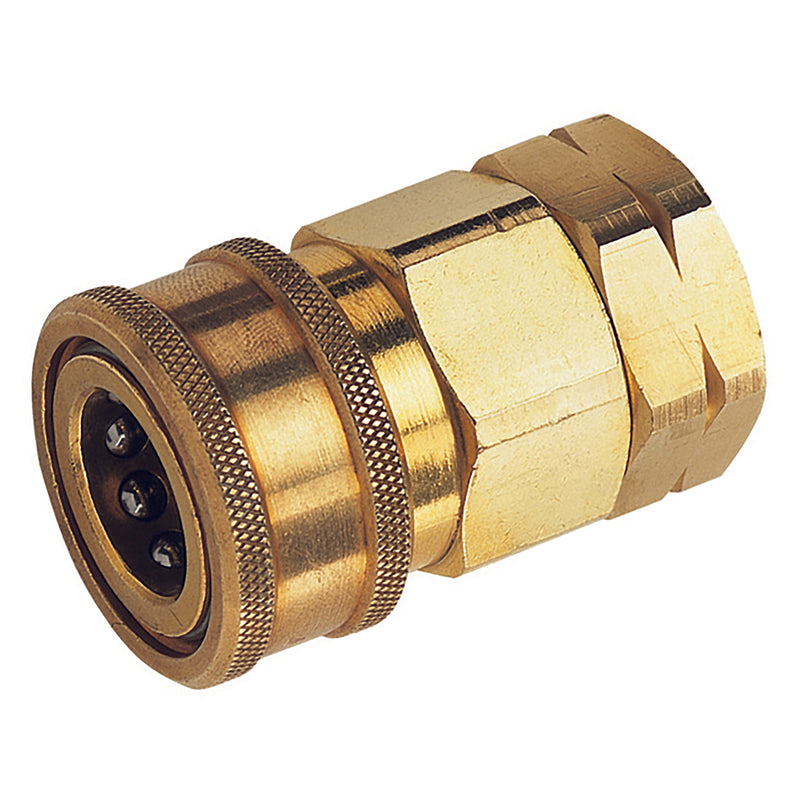 1.1/2" BSP Female Hydraulic Quick Release Coupling; BPHC24-24RP product image by Roladex 