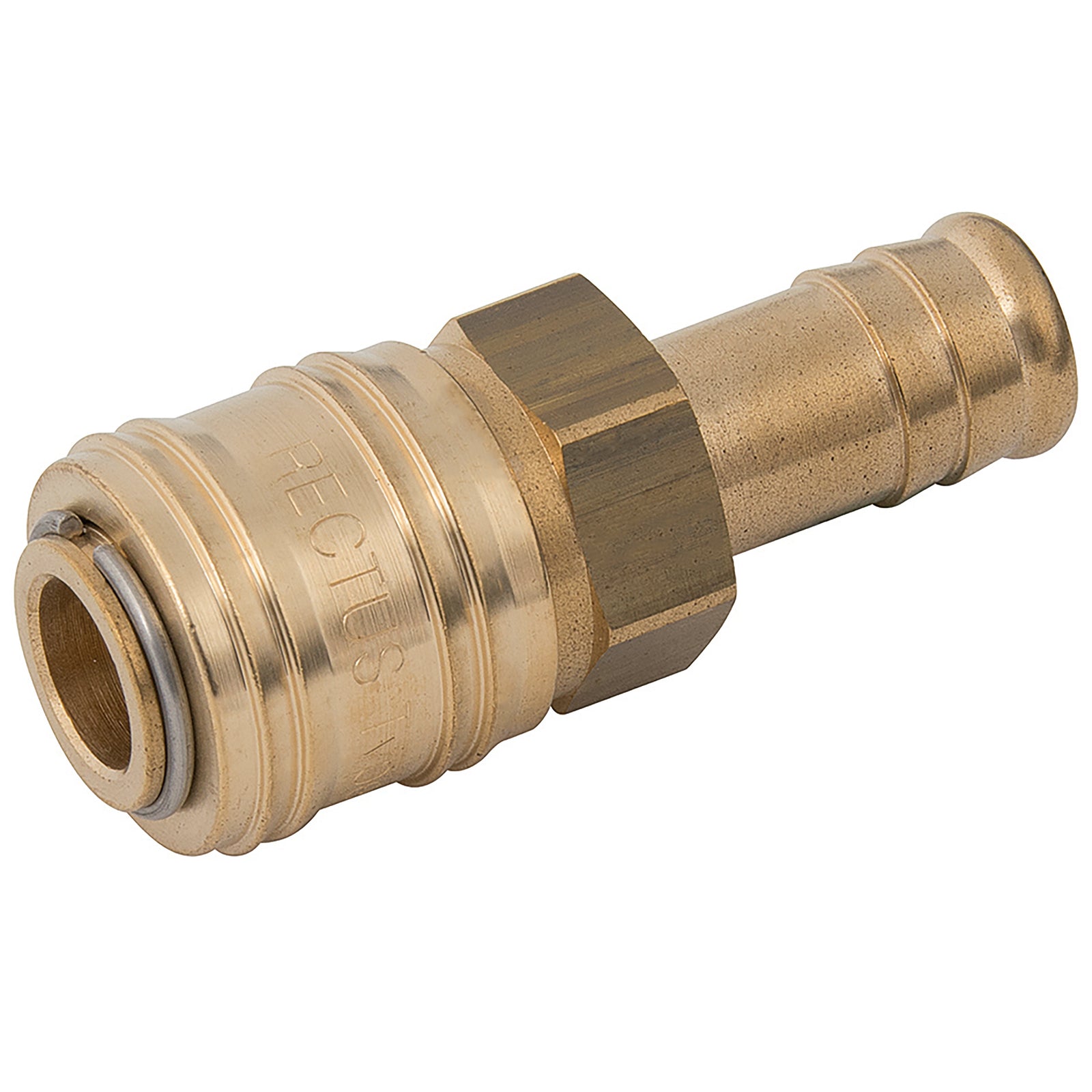 Parker Rectus 14KATF09MPX - 09mm Hosetail Coupling Brass Unplated