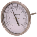 FT Pro 2052-8824 - 1/2"BSP 100mm Bk Entry Temp Gauge 0-120C