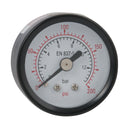 FT Pro 2018-1764 - 0-15 Psi 50mm Steel Gauge 1/8" BSPT Back