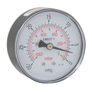 FT Pro VG40-01R - 1/8"BSPT 40mm Vacuum Cntr Bk Cnnct Gauge