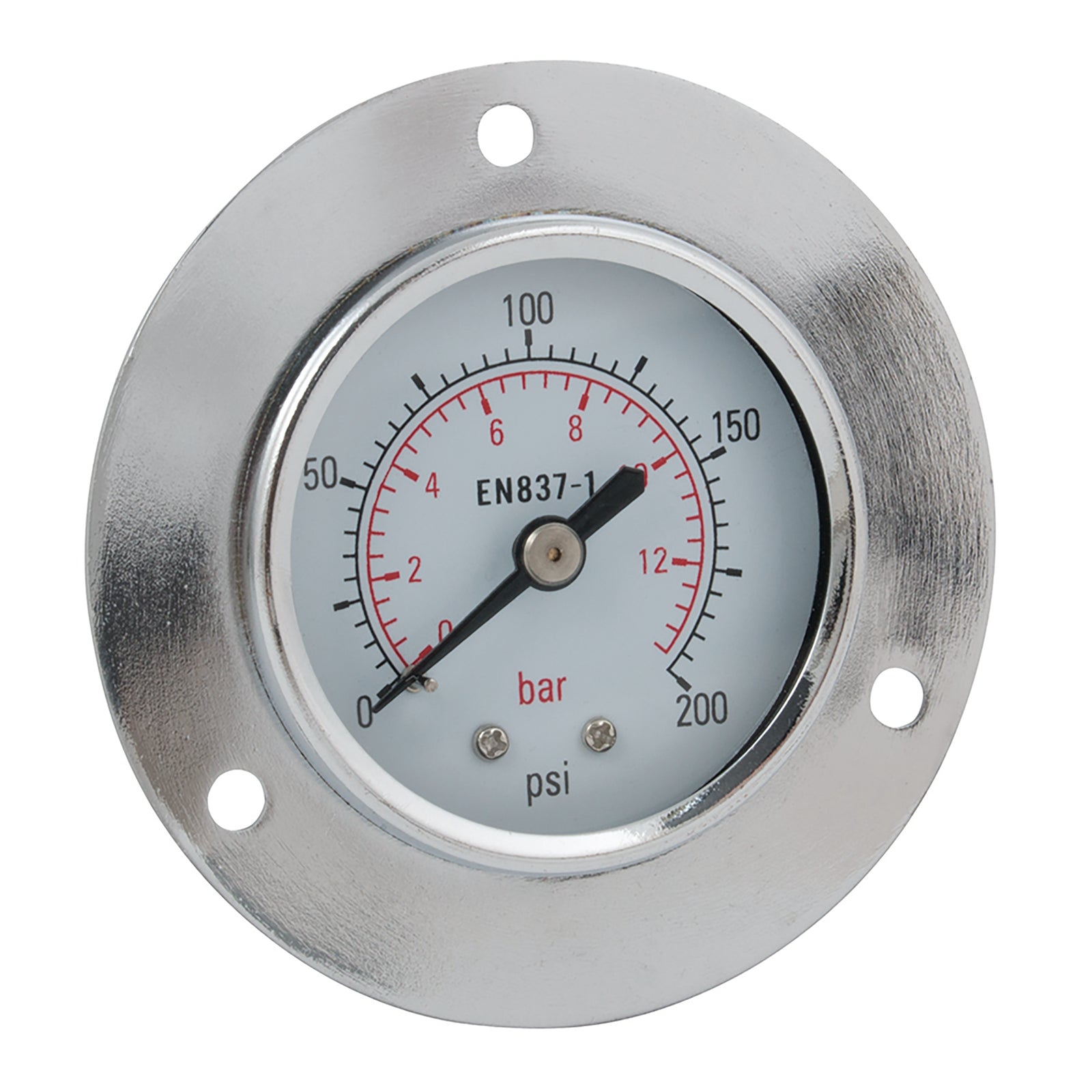 FT Pro 2018-1830 - 0-160Psi 50mm 1/4"BSPT Flng Cntr Bk Gaug