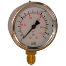 Wika WG100-12B-250G - 0-250 Bar 100mm Dia Filled 1/2" BSP Bott