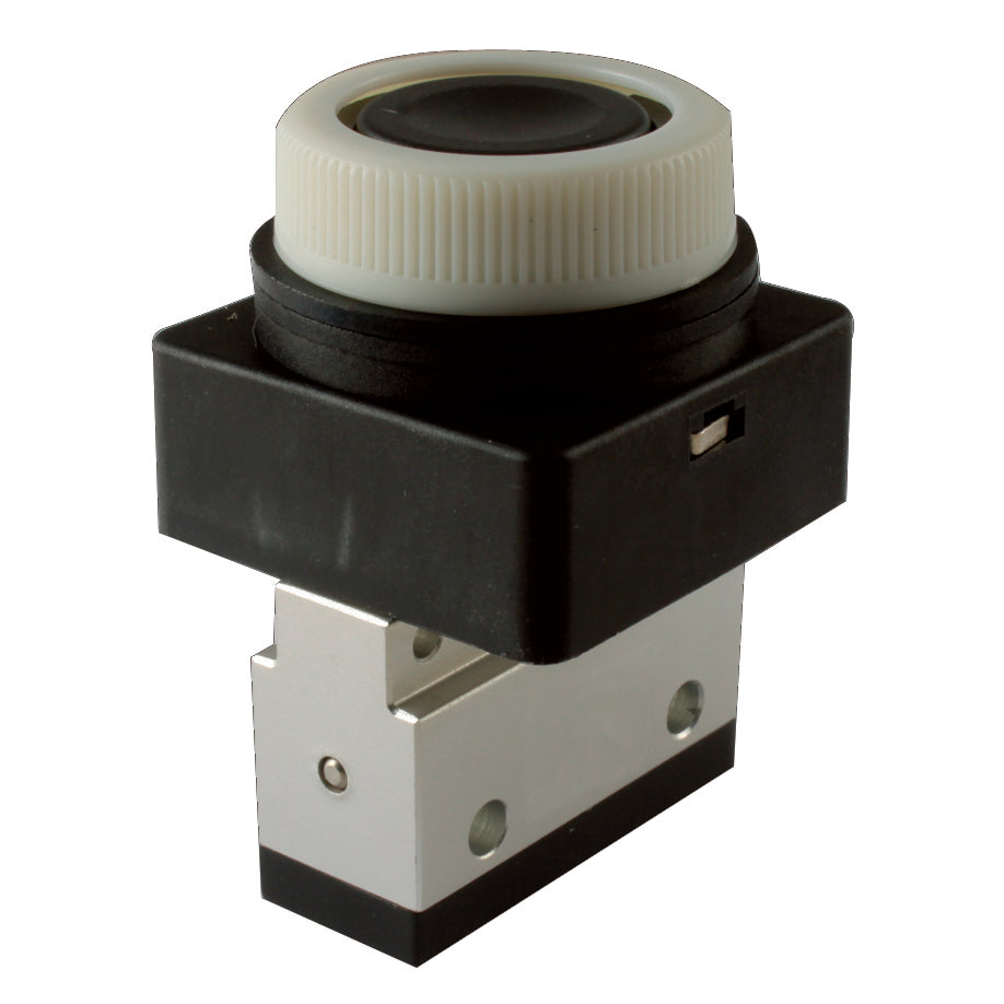 FT Pro K3M3PF-06-B - 1/8" BSPP 3/2 Micro Push Button Shrouded Valve