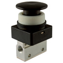 FT Pro K3M3PM-06-G - 1/8" BSPP 3/2 Micro Palm Button Valve